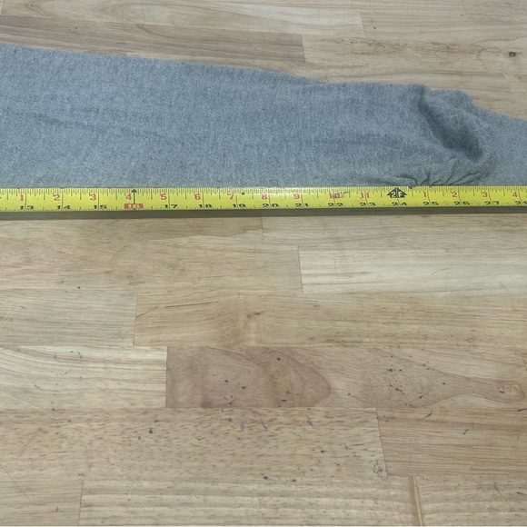 Lemon Cashmere Blend Ruffled Leg Joggers sz small - Picture 8 of 10